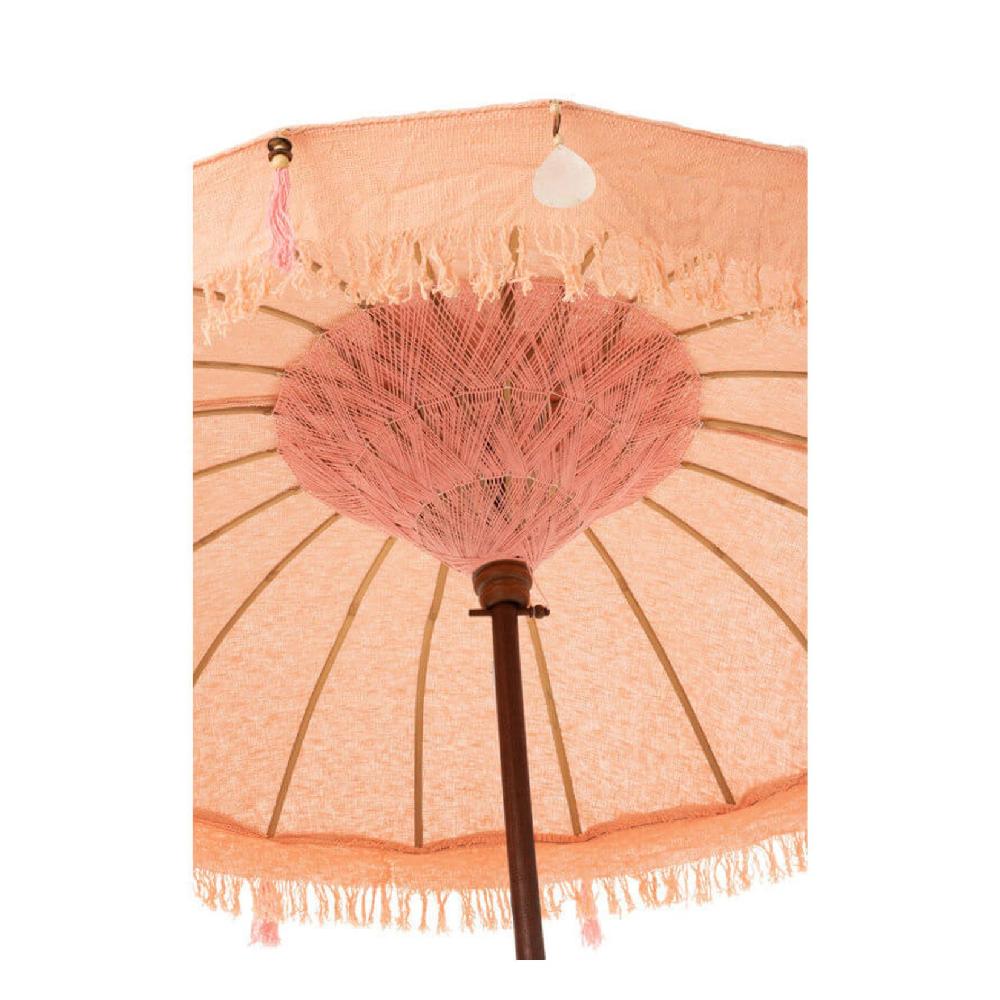 Homedecoration Parasol Kwastjes Katoen Peach Small