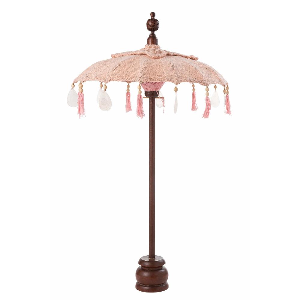 homedecoration Parasol Kwastjes Katoen Peach Small