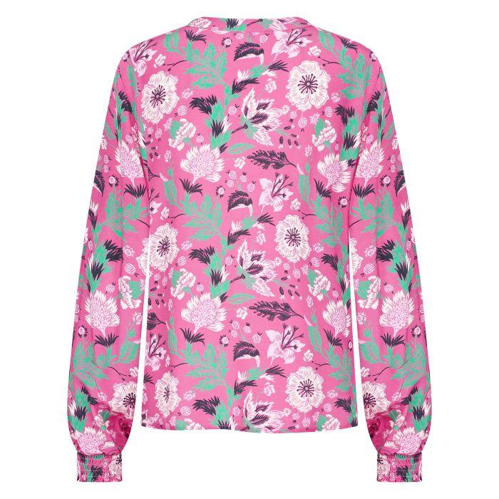 Hv Society Blouse HVSBimini - Bright Pink