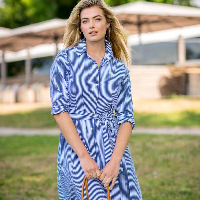 hv society Dress HVSAniya - Navy-White