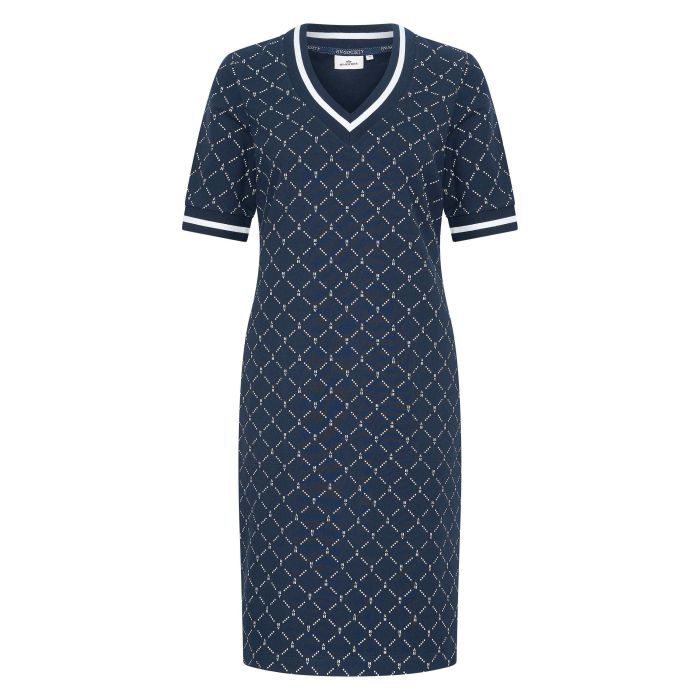 Hv Society Dress HVSMia - Navy AOP