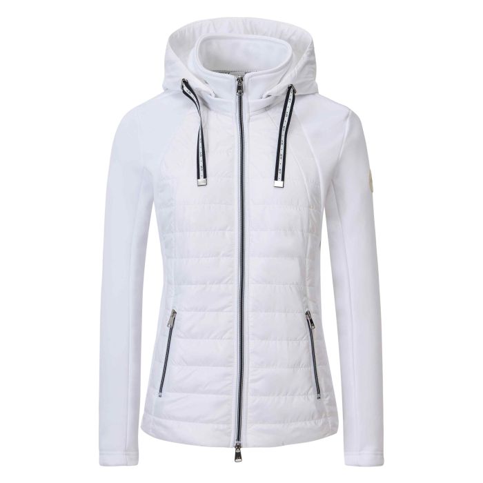 hv society Hooded cardigan HVSEllys - White