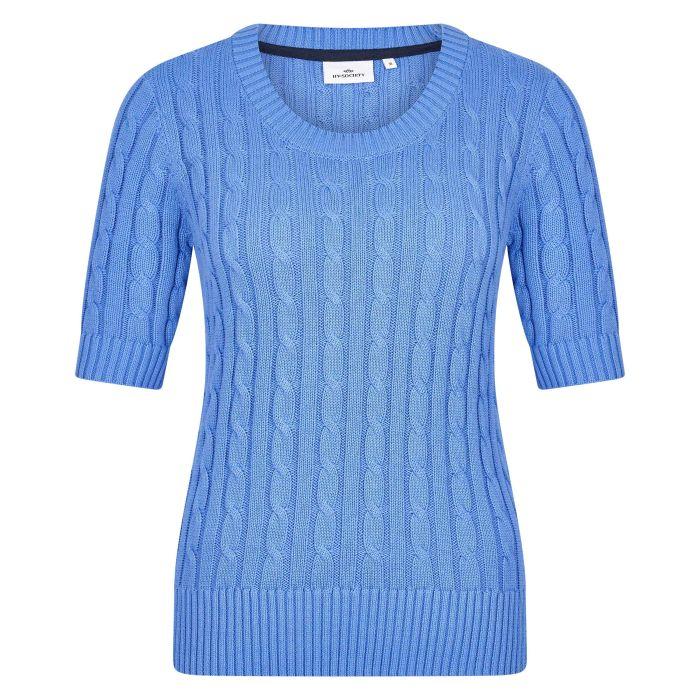 hv society Knitted pullover HVSPaige - Blue