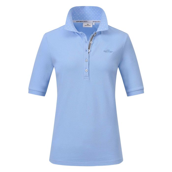 hv society Poloshirt HVSAbi MS - Lightblue