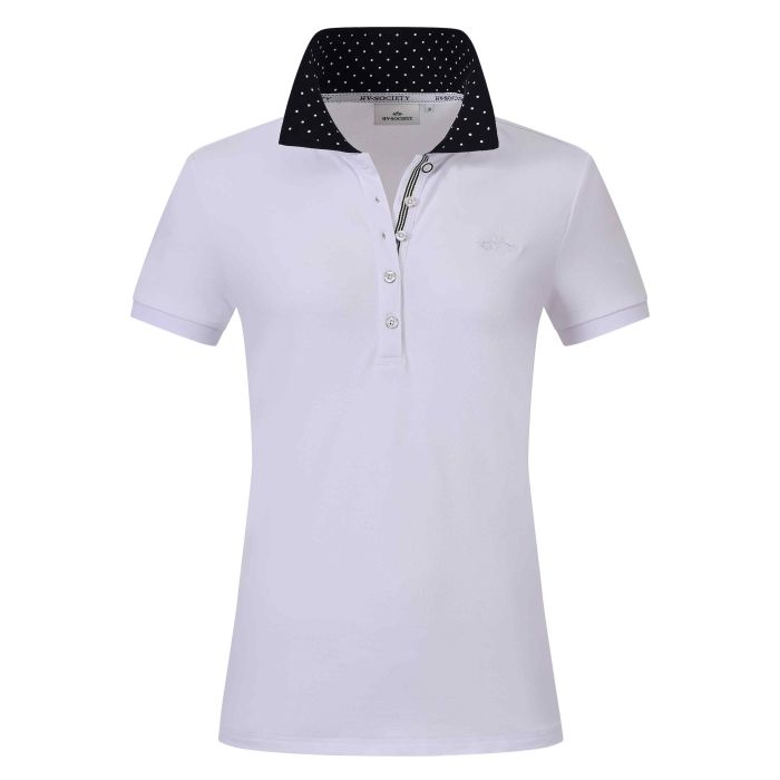 hv society Poloshirt HVSAbi - White