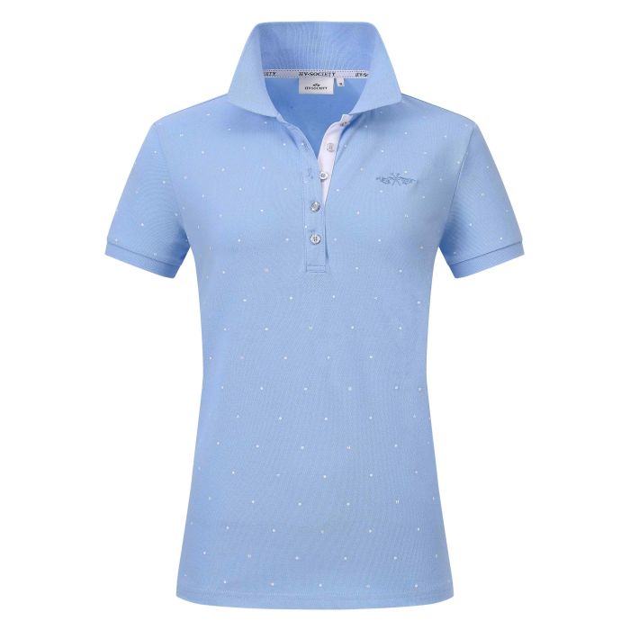 hv society Poloshirt HVSAlma - Lightblue
