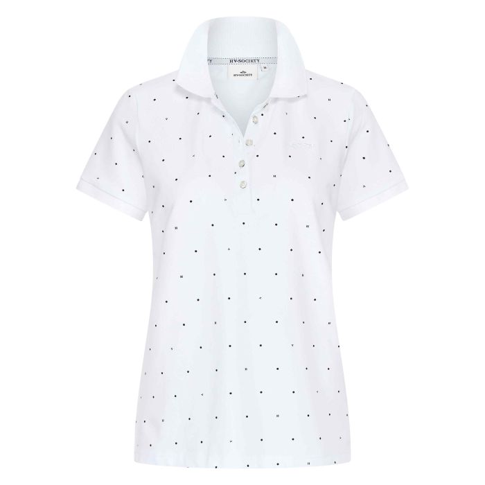 hv society Poloshirt HVSAlma - White