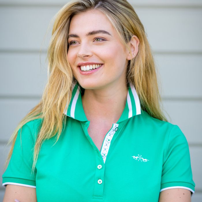 hv society Poloshirt HVSAmira - Leaf Green