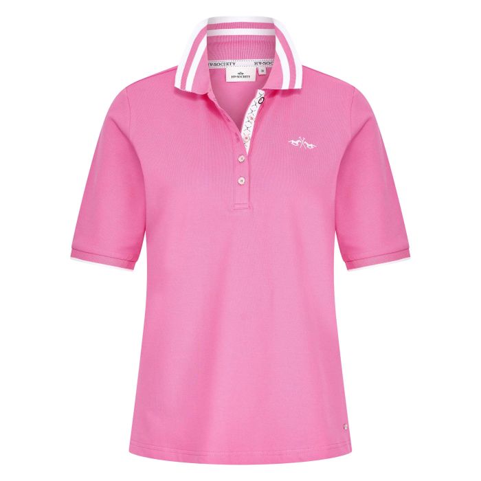 hv society Poloshirt HVSAmira MS - Bright Pink