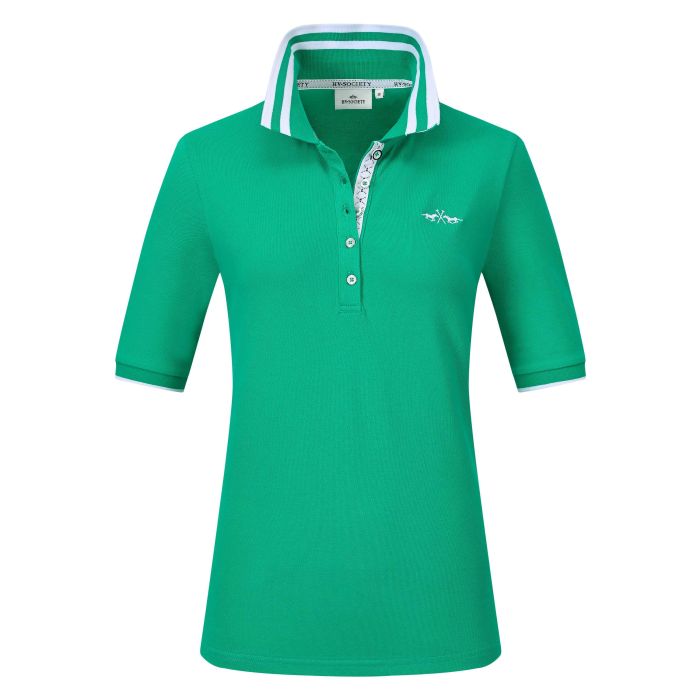 hv society Poloshirt HVSAmira MS - Leaf Green