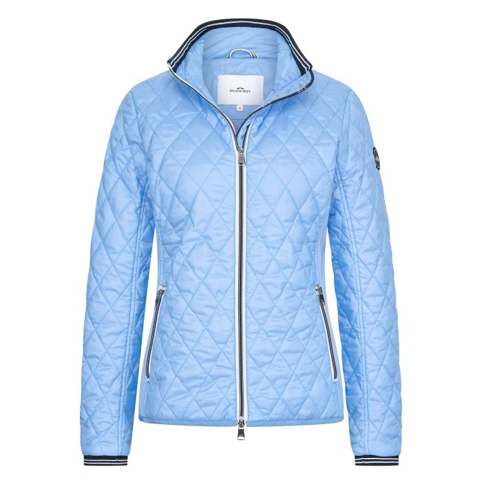 hv society Quilted jacket HVSBilly - Lightblue
