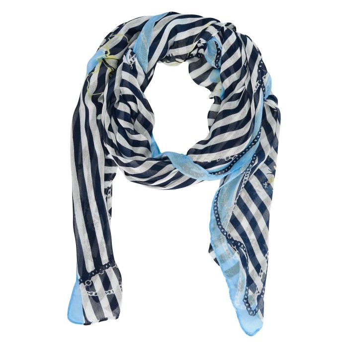 Hv Society Scarf HVSZuri - Navy