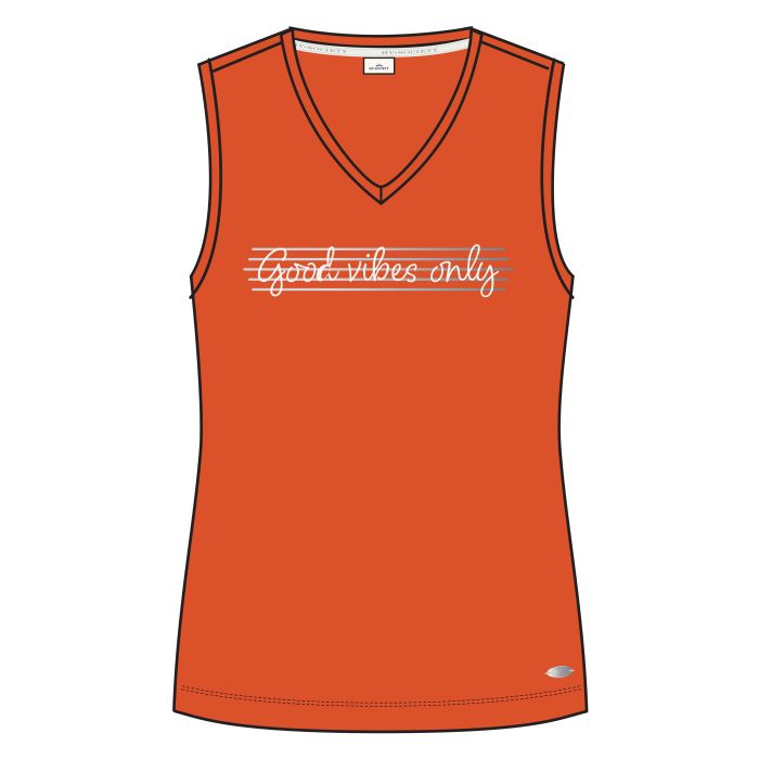 hv society Singlet HVSLaurel - Mandarin