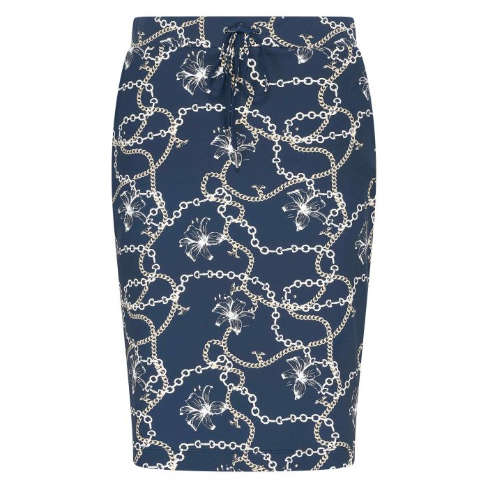 Hv Society Skirt HVSMoana - Navy AOP