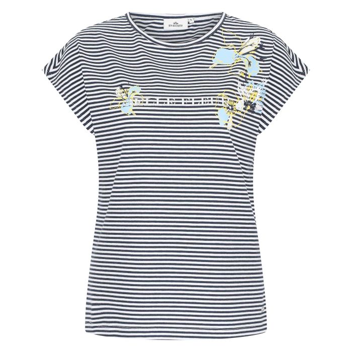 hv society Top HVSDaphne - Navy-White