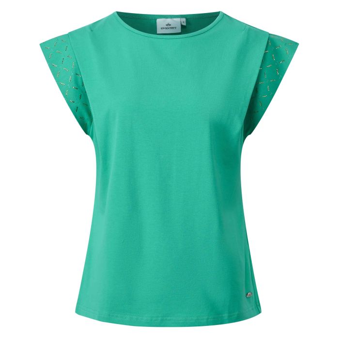 hv society Top HVSNani - Leaf Green