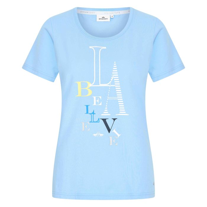 hv society Top HVSOliana - Lightblue-White