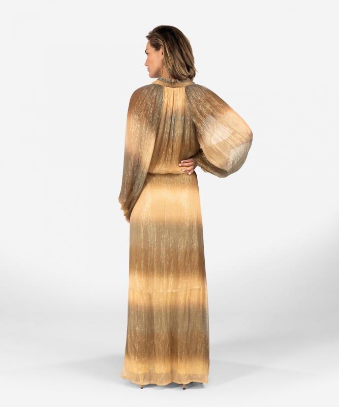 Ibana Diona Lurex | Neutral Ombre Print