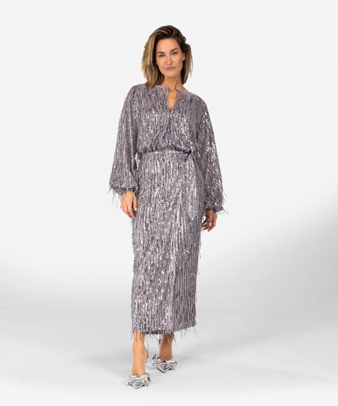 ibana Folette - party | Grey Fringed