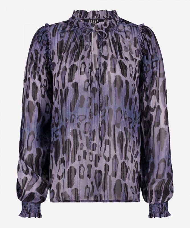 Ibana Tava Lurex | Leopard Blue