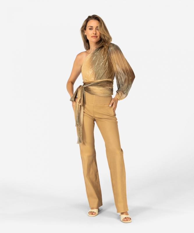 ibana Tawie Lurex | Neutral Ombre Print