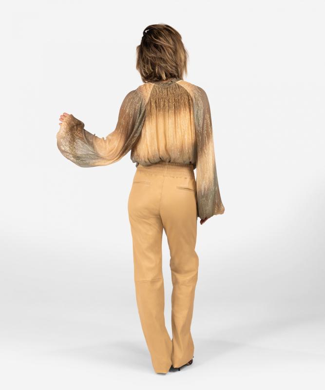 Ibana Tyva Lurex | Neutral Ombre Print