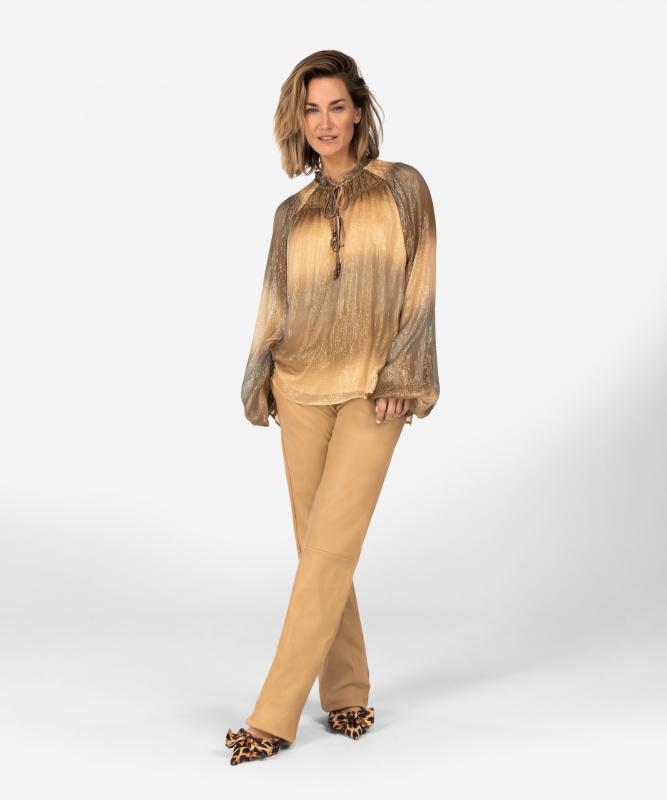 ibana Tyva Lurex | Neutral Ombre Print