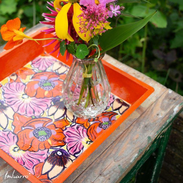 Imbarro Dienblad Peony