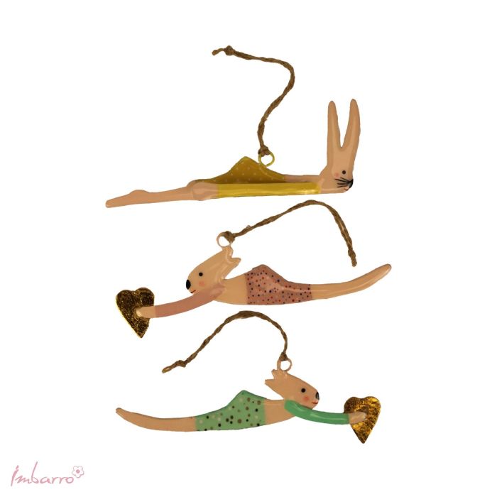 imbarro Flying Rabbits set of 3