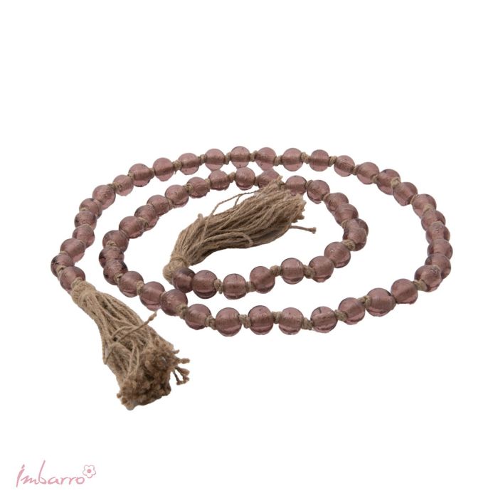imbarro Glass Bead Living Chain - Purple