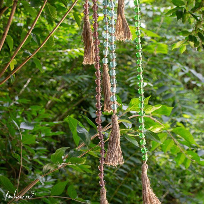 Imbarro Glass Bead Living Chain - Purple