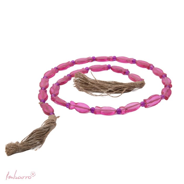 imbarro Glass Fish Living Chain - Pink