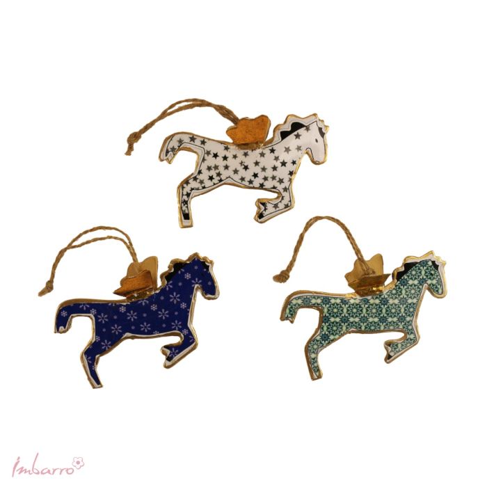 imbarro Horses Casmier set of 3
