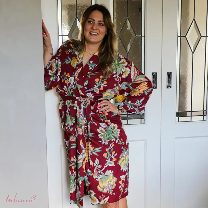 Imbarro Kimono Romee Darkred