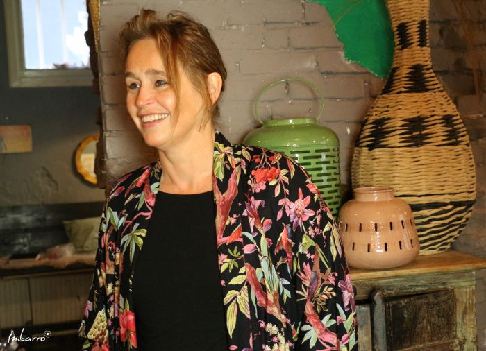 Imbarro Kimono Royal Pardise Black Cotton