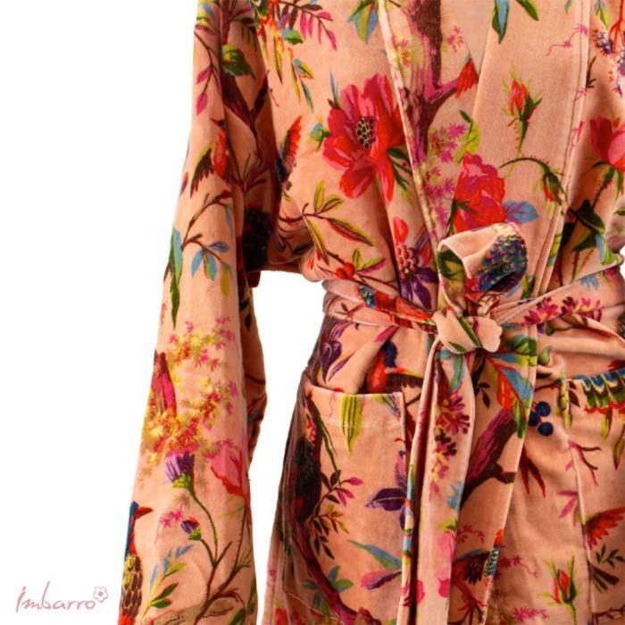 Imbarro Kimono Soft Velvet Paradise Pink