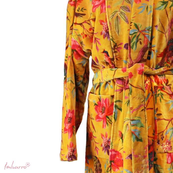Imbarro Kimono Soft Velvet Paradise Yellow
