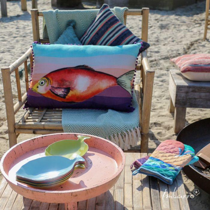 Imbarro Kussen Chindy Rose Blue