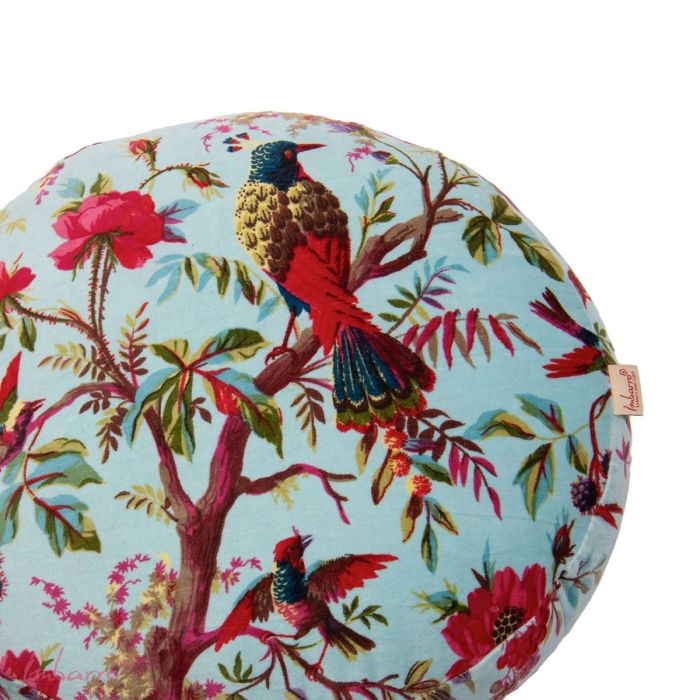 Imbarro Kussen Paradise Round Turquoise