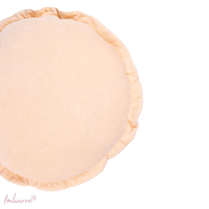 Imbarro Kussen Round Ruffle Nude