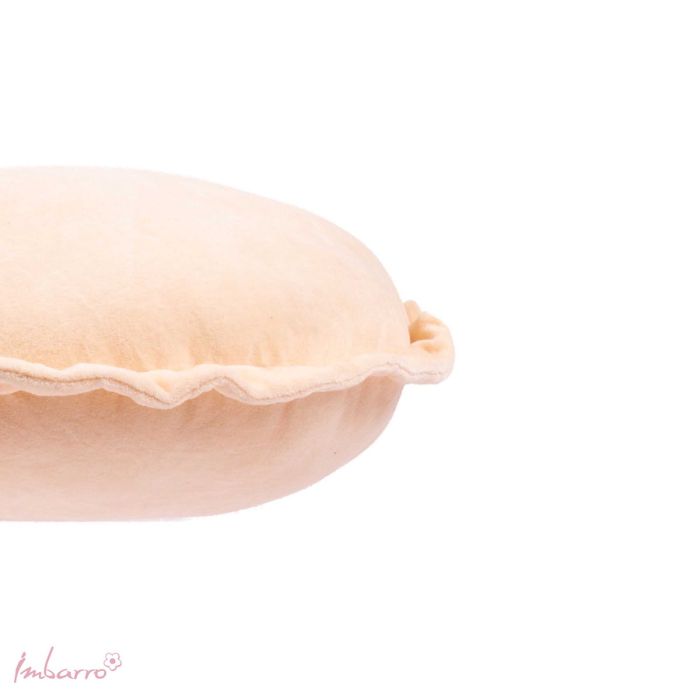 Imbarro Kussen Round Ruffle Nude