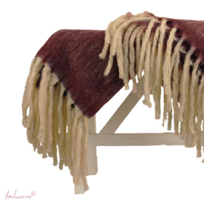 Imbarro Plaid Mary Aubergine