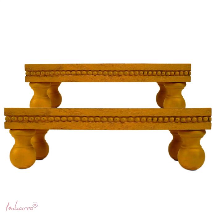 Imbarro Tafel Milly Yellow - Set Of 2