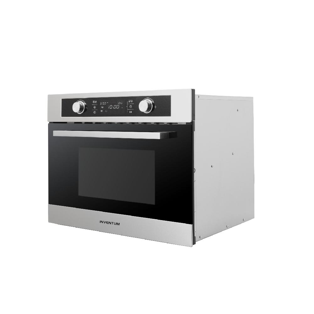 Inventum Combimagnetron Oven - 44 L - Nis 45 Cm - RVS/Zwart