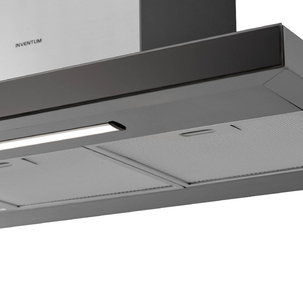 Inventum Afzuigkap - Blokschouw - 90 Cm - RVS