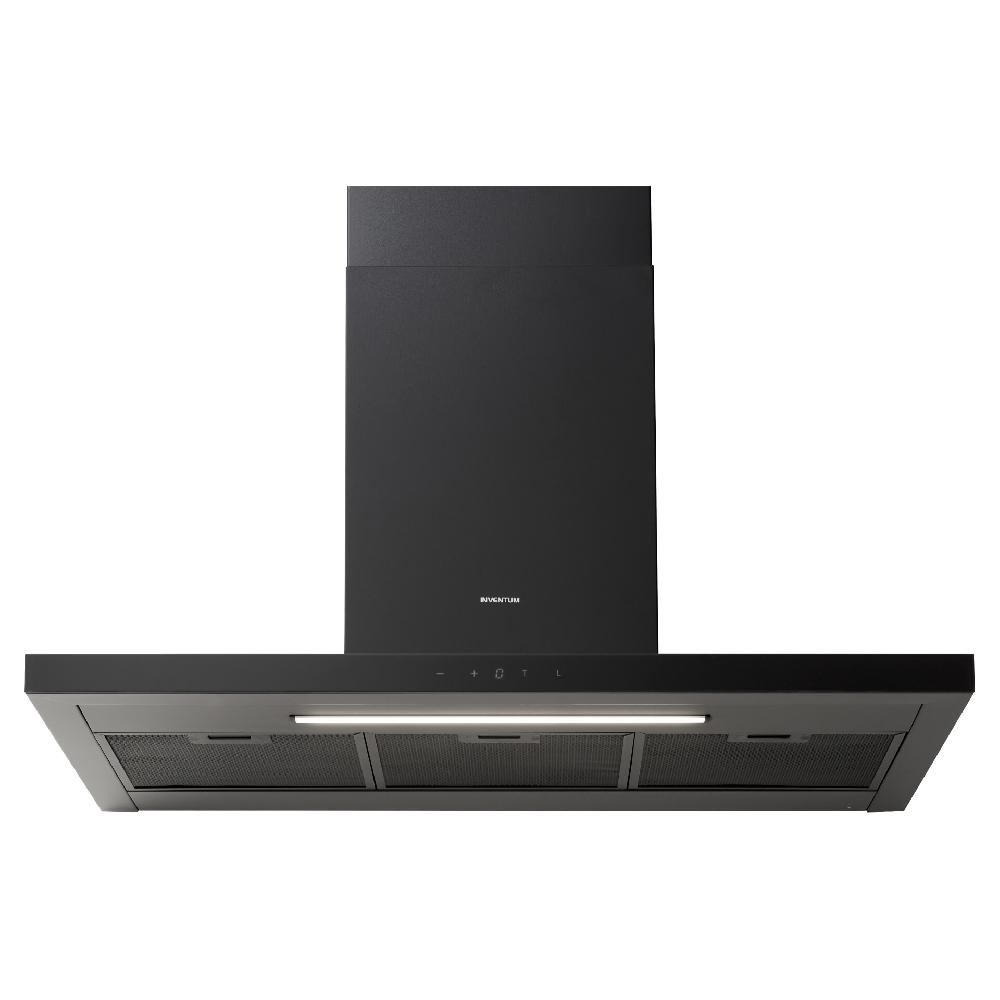 inventum Afzuigkap - Blokschouw - 90 cm - Zwart