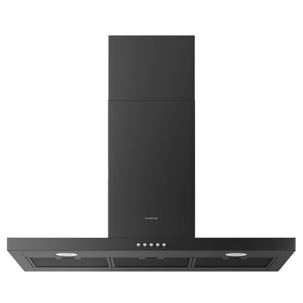 Inventum Afzuigkap - Blokschouw - 90 Cm - Zwart
