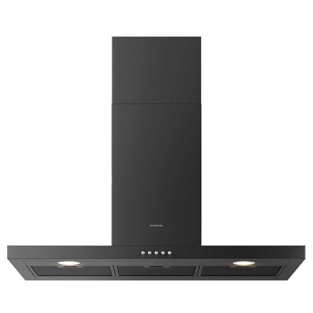 inventum Afzuigkap - Blokschouw - 90 cm - Zwart