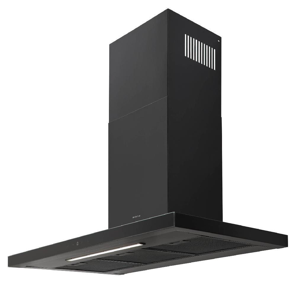Inventum Afzuigkap - Blokschouw - 90 Cm - Zwart