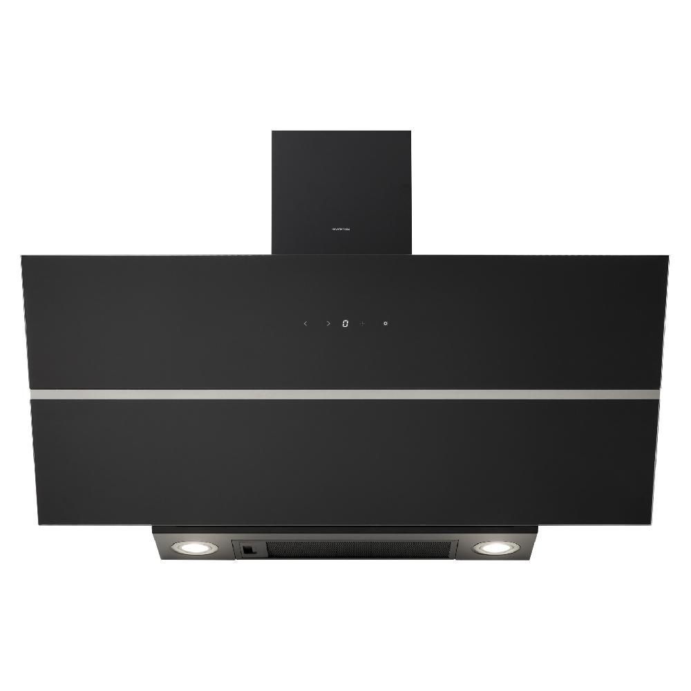 inventum Afzuigkap - Diagonaal - 90 cm - Zwart